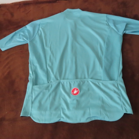 Castelli Men's Bagarre Jersey - 2022 Celeste/Savile Blue XL - Picture 5 of 7